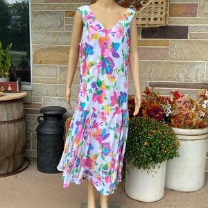 Jessica London Floral Print Plus Size Dress